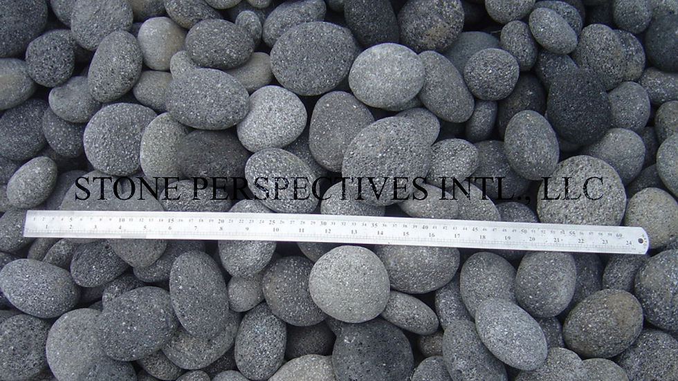Black Lava pebbles