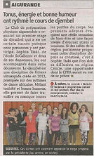 Tonus,Energie e bone humeur ont rythmé le cors de Djembel CPPA