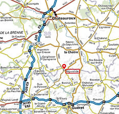 Localisation Aigurande
