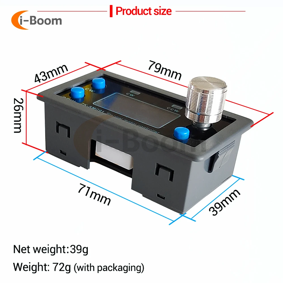Thumbnail: SMC01 Programmable 42 57 Stepper Motor Controller Positive Reverse Angle Pulse S