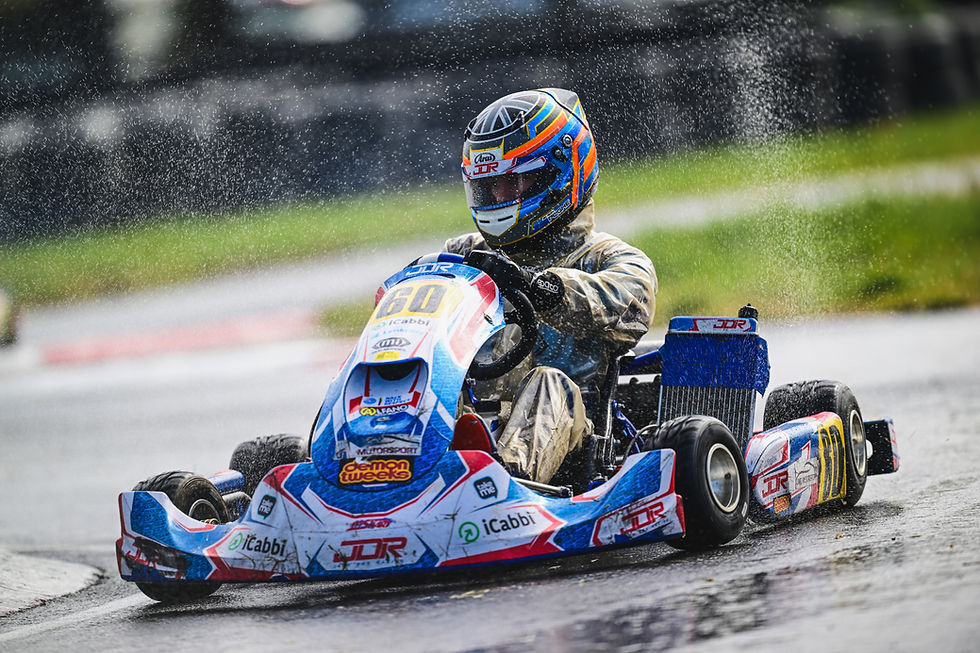 Jensen Pughe karting
