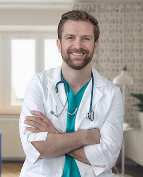 Portrait d'un jeune médecin