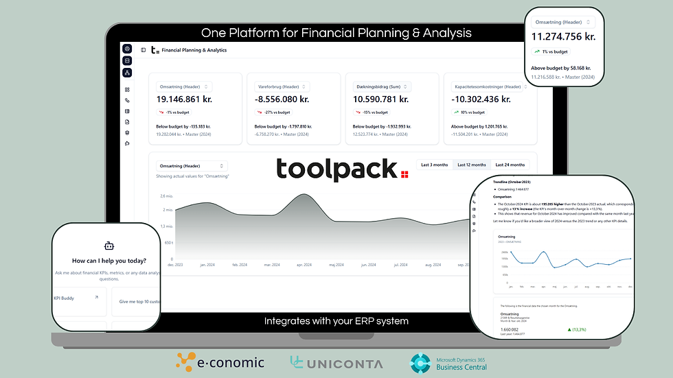 Eye-level view of a modern office desk with financial reports and a laptop