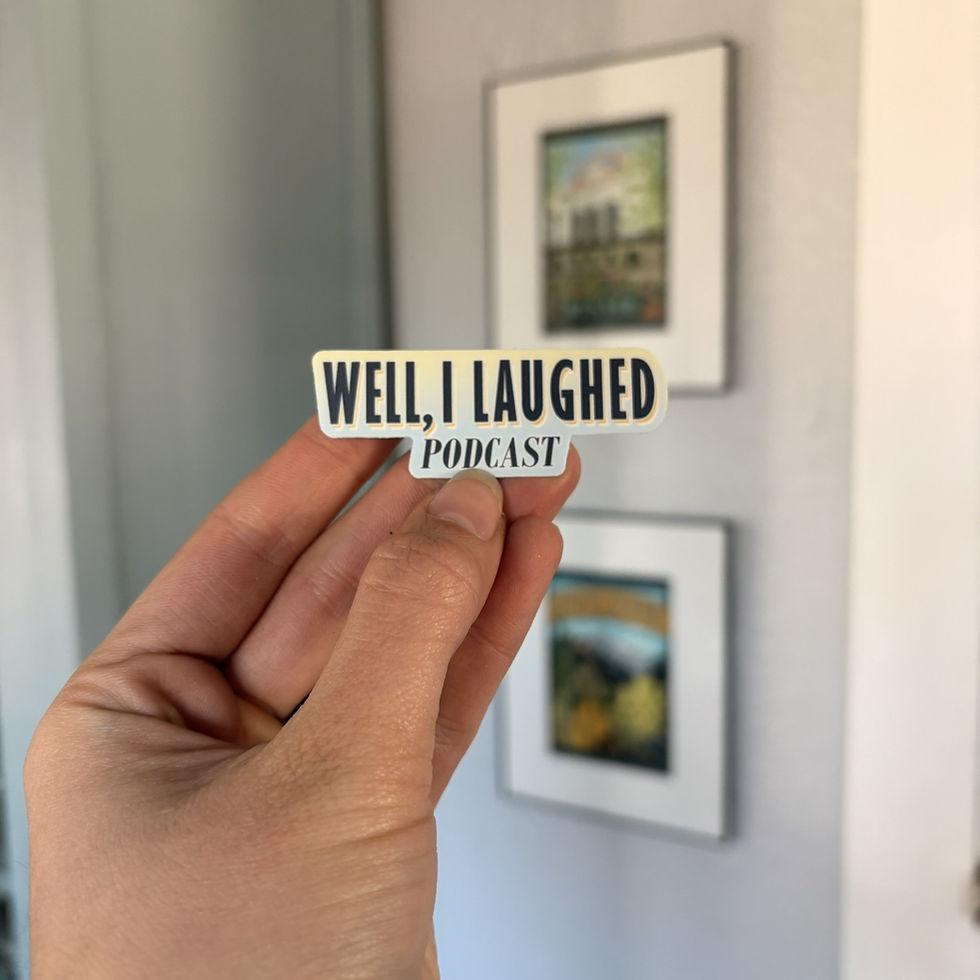 Thumbnail: Well, I Laughed Title Sticker