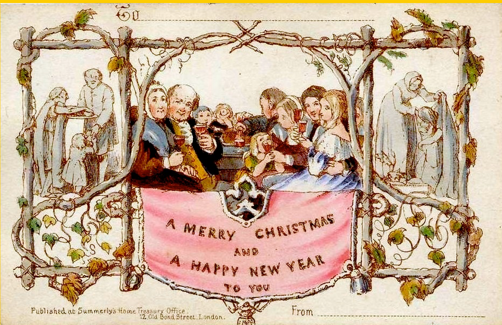 christmas card history custom christmas holiday greeting cards