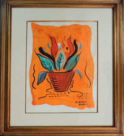 Roberto Burle Marx, Guache 42 x 30