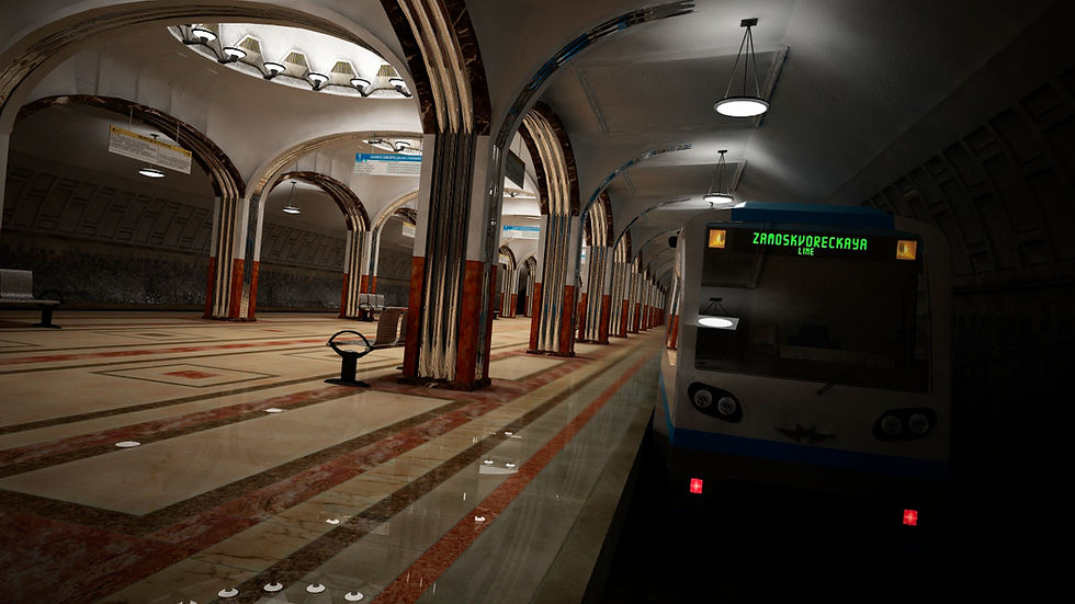 Mayakovskaya Metrostation 3d