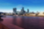 North London office buildings skyline