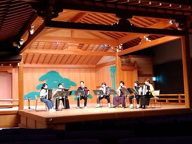 りゅーとぴあ能楽堂にて演奏