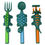Thumbnail: Set of 3 Dino Utensils
