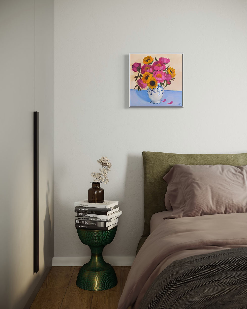 Thumbnail: Sunflowers & Peonies - Vase No. 57