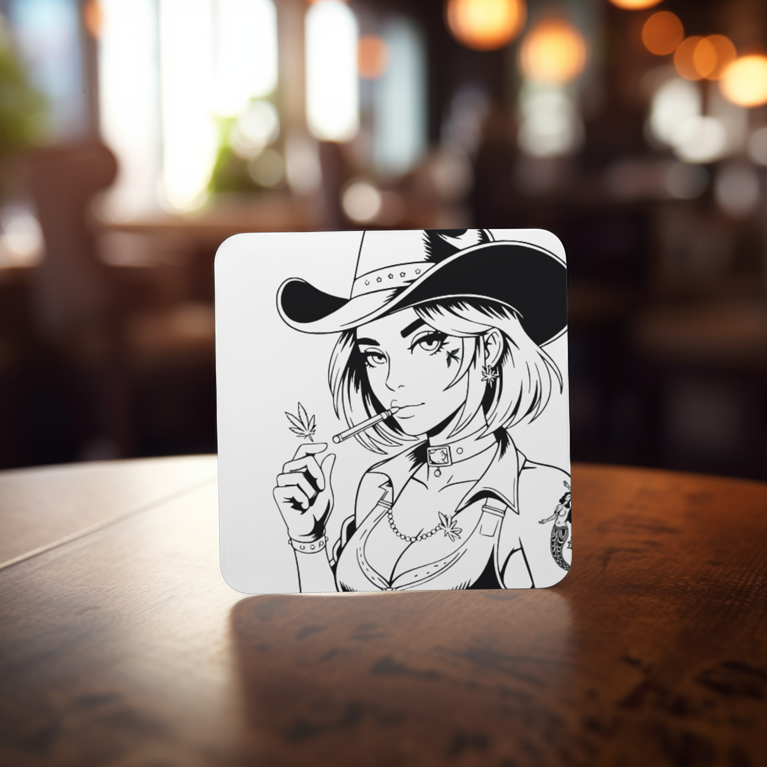 SmokingCowgirl Coaster