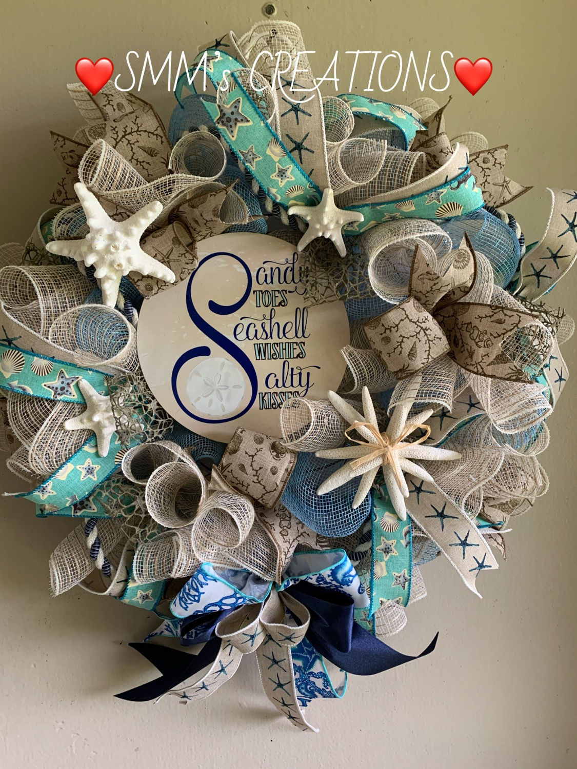 Sandy toes wreath