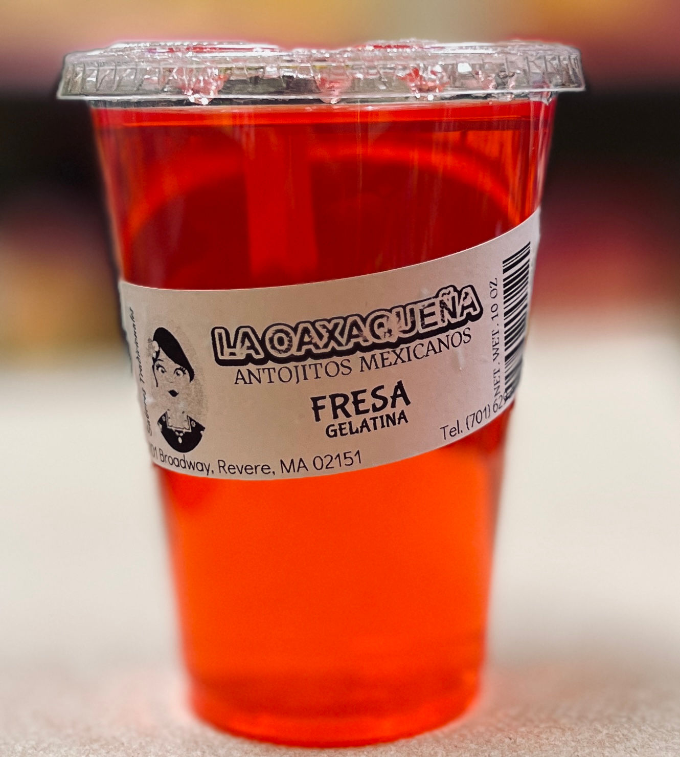 GELATINA DE FRESA