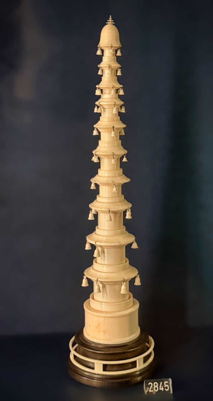 The queen created this ivory piece on her lathe