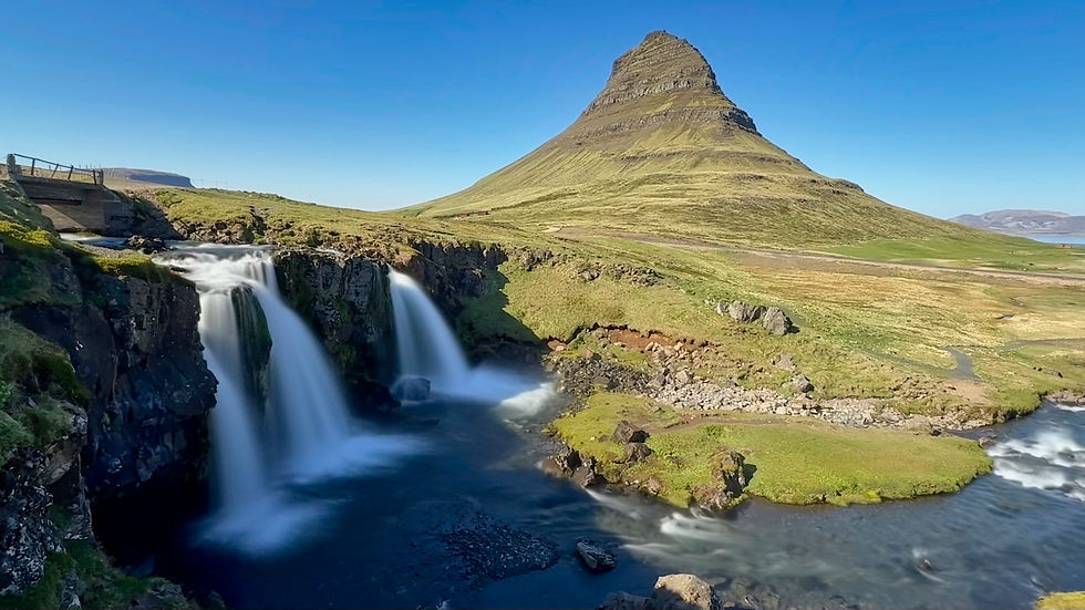 Kirkjufell mountain and waterfalls, Iceland