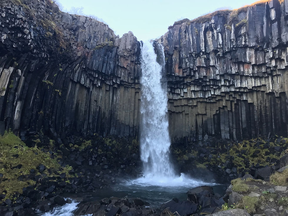 [FROM 2017] It's easy to see the columns on the sides of Svartifoss.