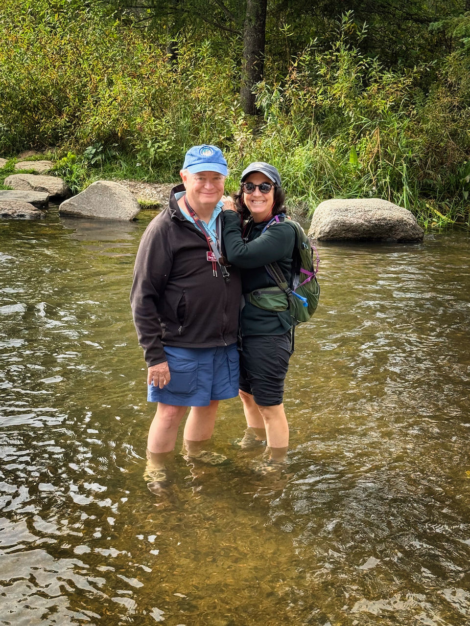 Calf-deep in the Mississippi, Lake Itasca State Park, MN