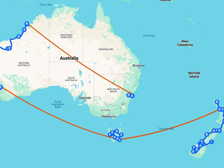 Down Under, Coming Up!