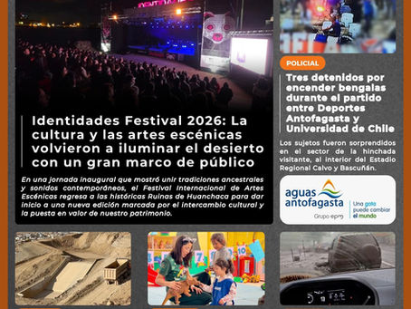 #TitularesRAO | Portada N°971 de Radio Antofagasta Online para hoy viernes 9 de octubre de 2026