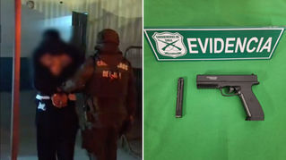 Dos detenidos tras denuncia por disparos en Antofagasta: Carabineros incauta pistola de aire comprimido