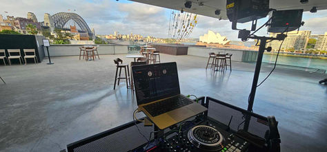 DJ Lambam at a Sydney event