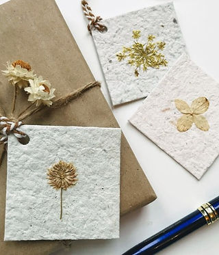 Pressed flower cards