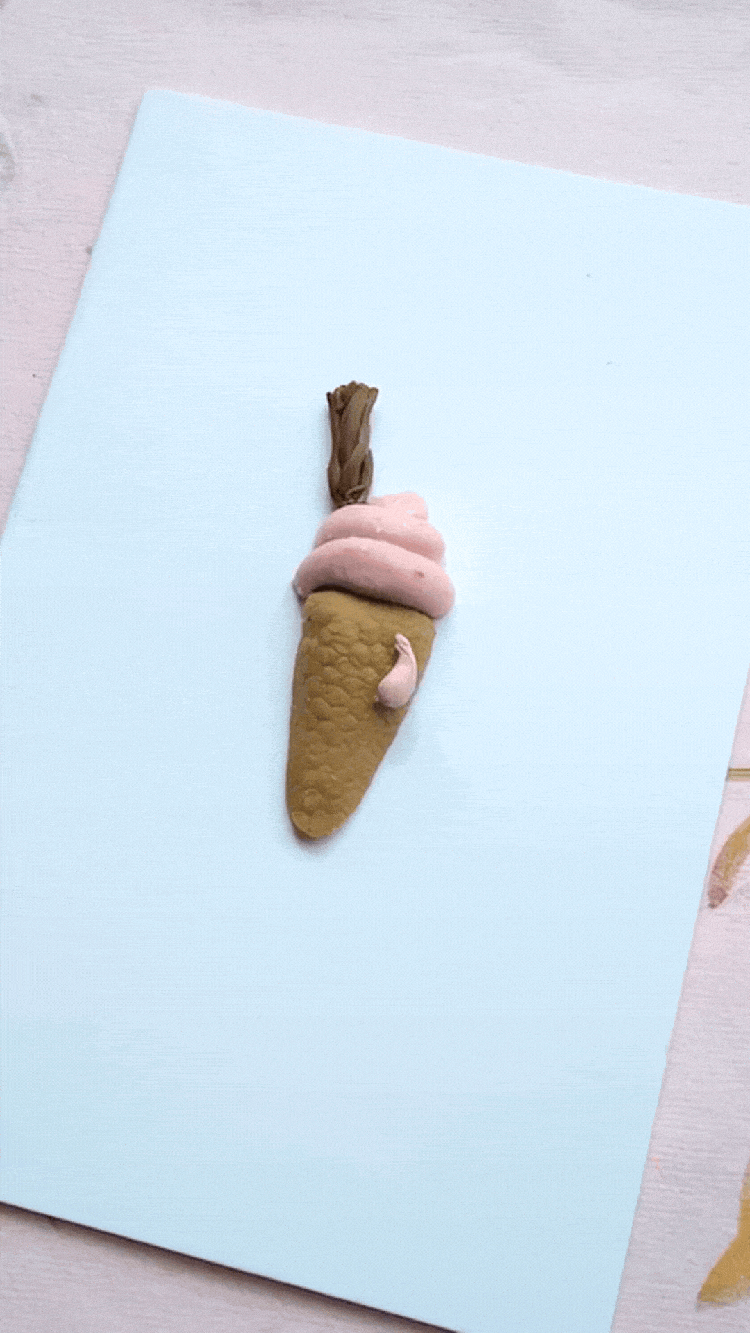 Dripping ice-cream
