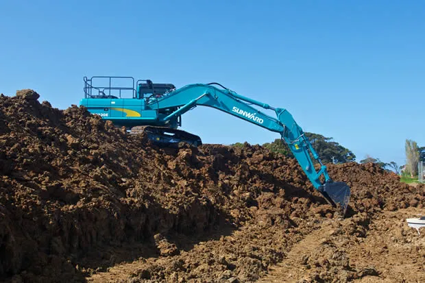 SWE230E excavator at work