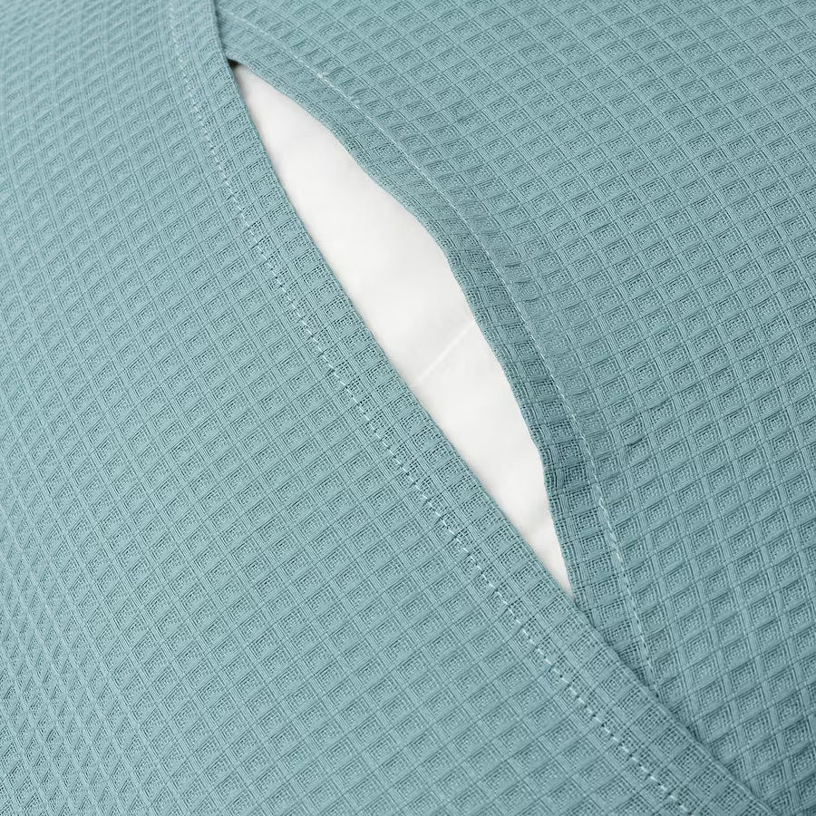 Thumbnail: EBBATILDA Cushion Cover 50x50 cm, Grey-turquoise by IKEA