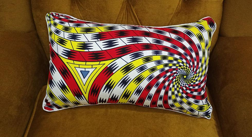 Thumbnail: OMO Ankara Cushion Cover, 30×50 cm by Debb's Home