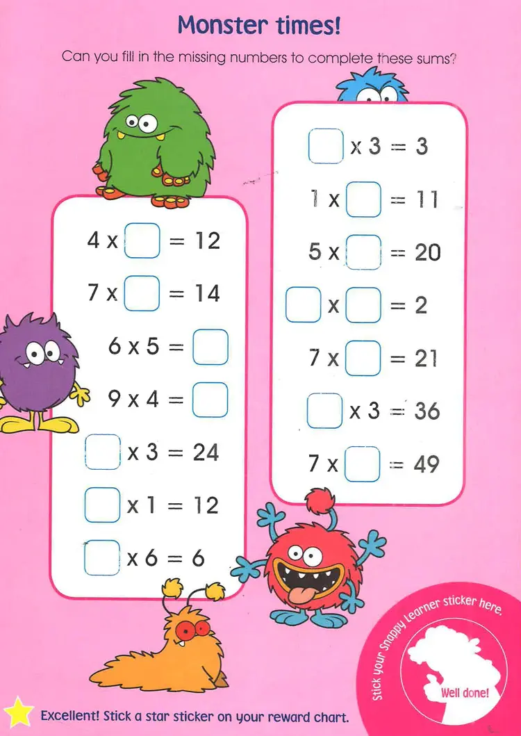 Thumbnail: Snappy Learner Multiplying And Dividing, Ages 6 - 8