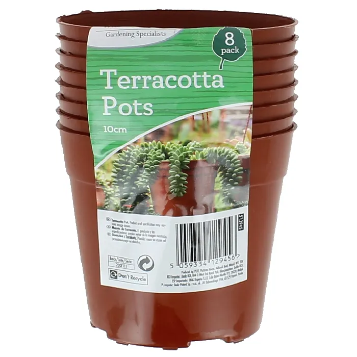 Wilson & Gregory Terracotta Pot 10cm, 8-Pack