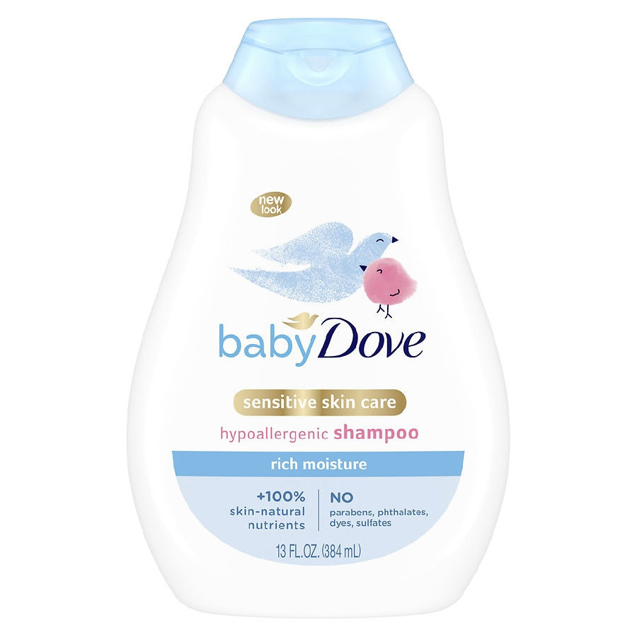 Thumbnail: Baby Dove Sensitive Skin Hypoallergenic Shampoo, 200ml