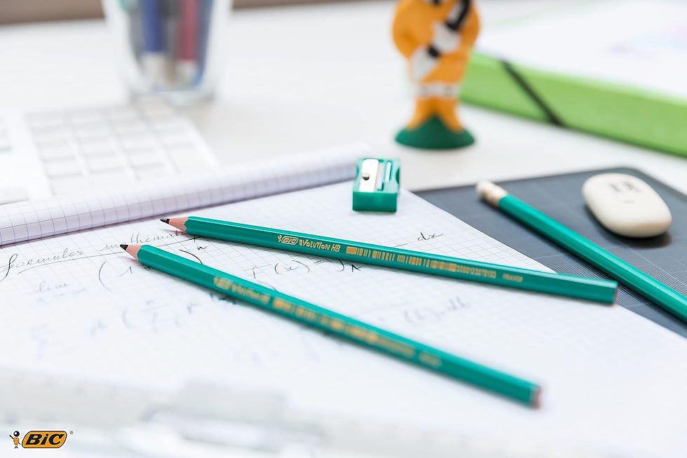 Thumbnail: BIC Evolution Original HB/#2 Pencils without Eraser 12-Pack, Green by BIC