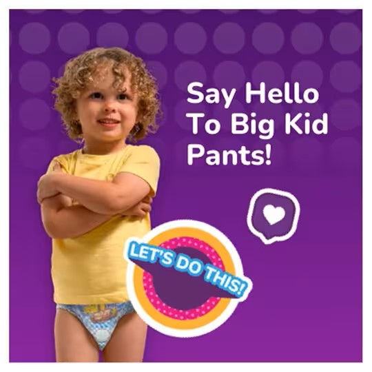 Thumbnail: Huggies Pull-Ups Unisex Day Time Training Nappy Pants, 2-4 Years Size 6, 20-Pack