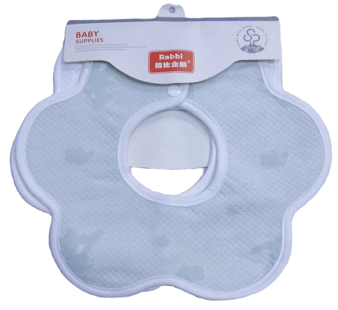 Rabbi 2-Pack Baby Bibs, Light Green