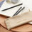 Thumbnail: 3 Piece Pencils With Case, Black and Gold by Tchibo