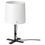 Thumbnail: BARLAST Table Lamp 31cm, Black/White by IKEA