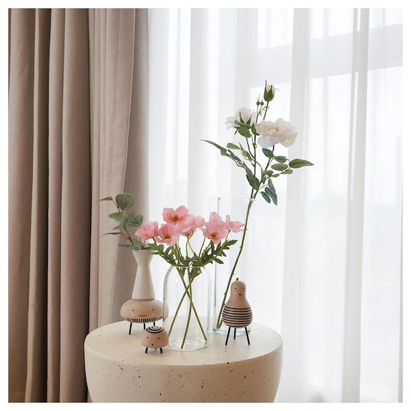 Thumbnail: SMYCKA Artificial flower, in/outdoor/Poppy pink, 27 cm by IKE