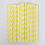 Thumbnail: Paper Straws Pastel Yellow, 50-Pack