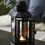 Thumbnail: ENRUM Lantern for tealight, in/outdoor, Black 22 cm by IKEA