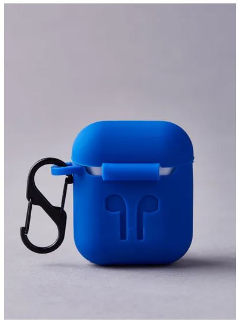 Thumbnail: Protective Silicone Case Cover For Apple AirPods 2, Blue by Noon East