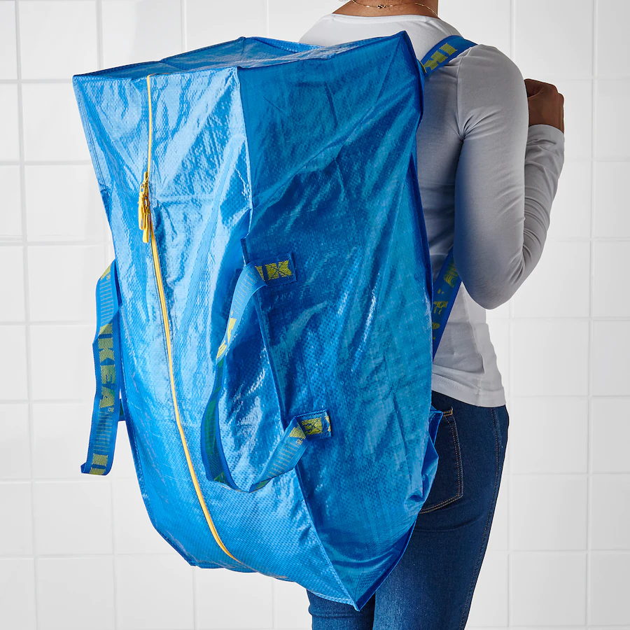 Thumbnail: FRAKTA Trunk for Trolley, Blue, 76 l by IKEA