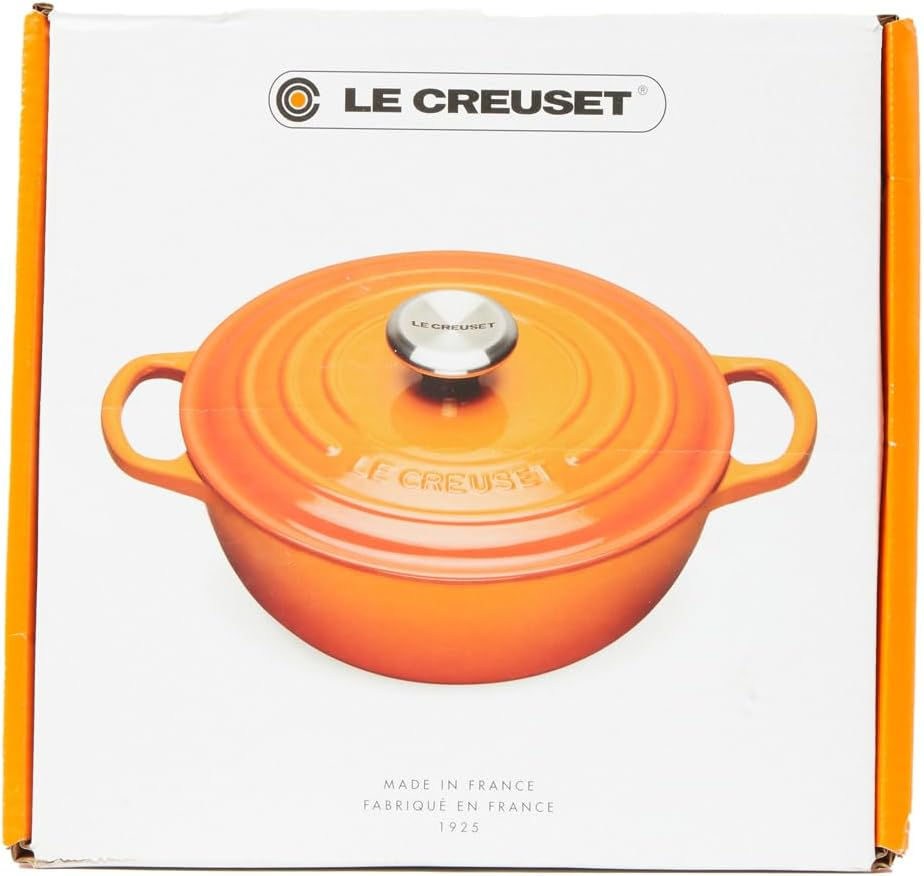 Thumbnail: Signature Cast Iron Marmite 26cm, Azure Blue by Le Creuset