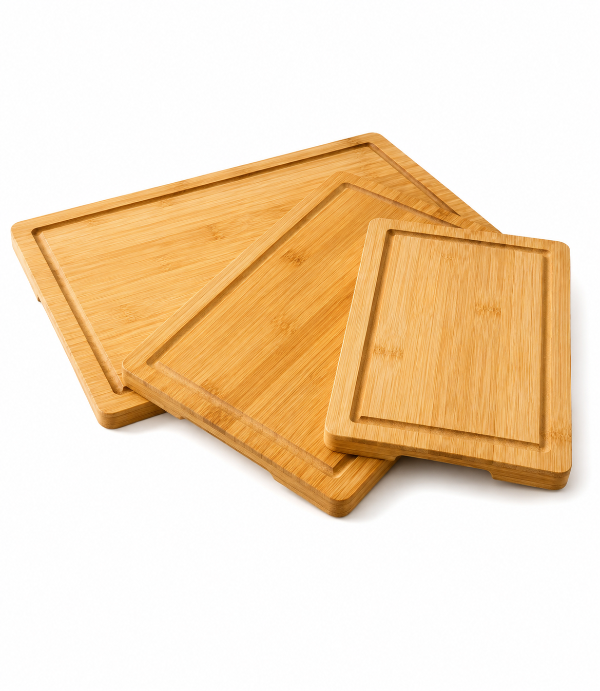 Bamboo 3 Piece Chopping Board, Rectangle by Noon East