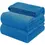 Thumbnail: Queen Size Extra Soft Fleece 310 GSM Blanket 150 X 200 Cm, Blue by Noon East