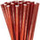 Thumbnail: Metallic Paper Straws 30-Pack, Rose-gold