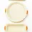 Thumbnail: Silicone 3-Piece Baking Oven Pan Set, Cream/Sprinkles by Noon East