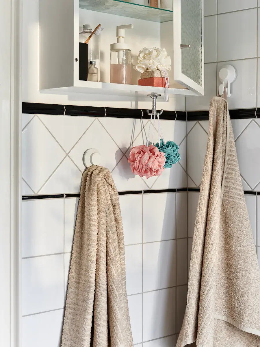 Thumbnail: TACKAN 2-Piece Soap Dispenser Set, White by IKEA